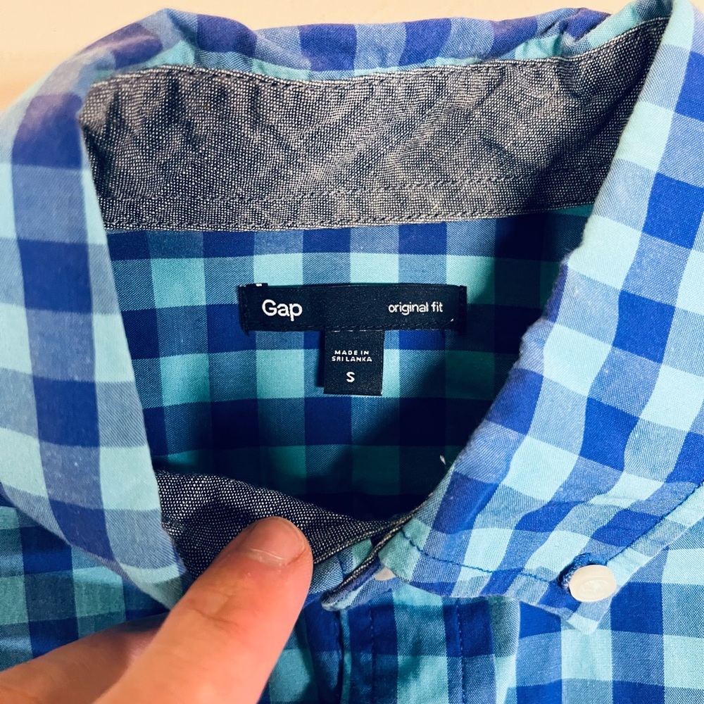 Gap Gingham Button Down - image 2